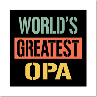 worlds greatest opa Posters and Art